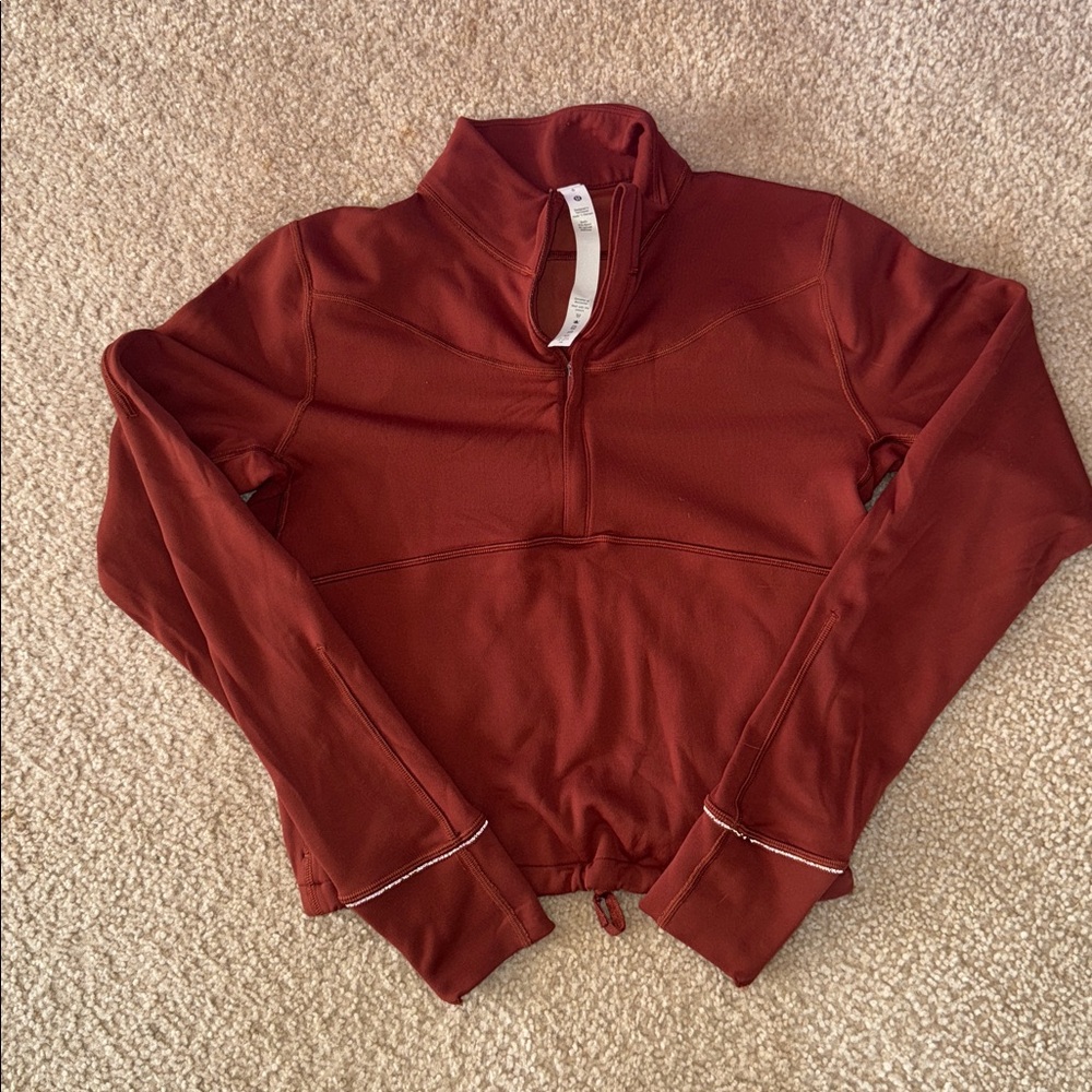 lululemon athletica Red Short Sleeve Top